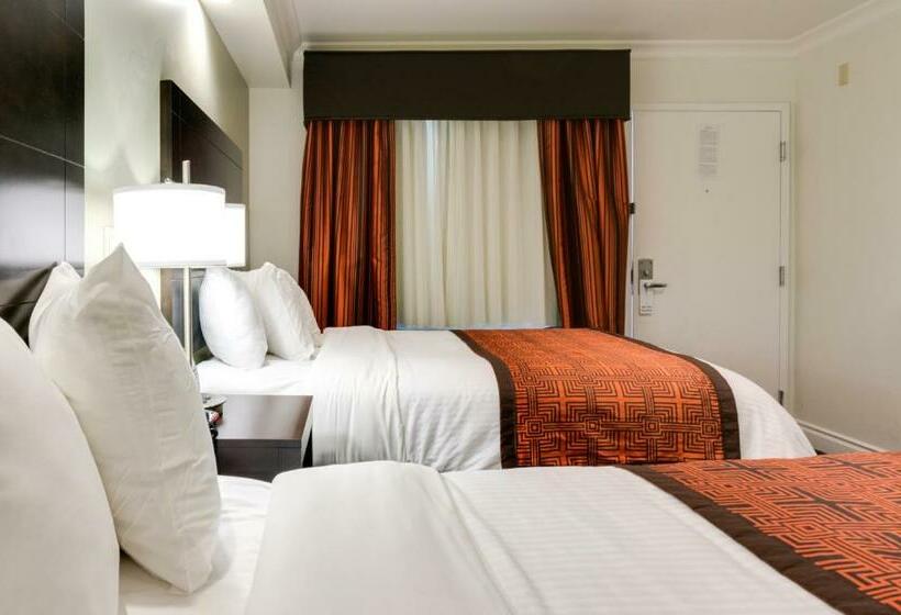 Standaardkamer met 2 Tweepersoonsbedden, Seaside Inn
