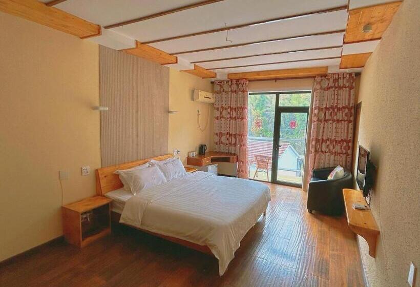 带大床的标准间, Moganshan Bamboo View Guesthouse