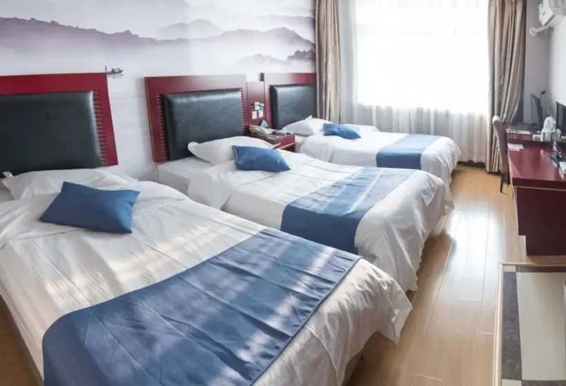 Standard Kolmen Hengen Huone, Greentree Inn Tianjin Hebei District Beining Park