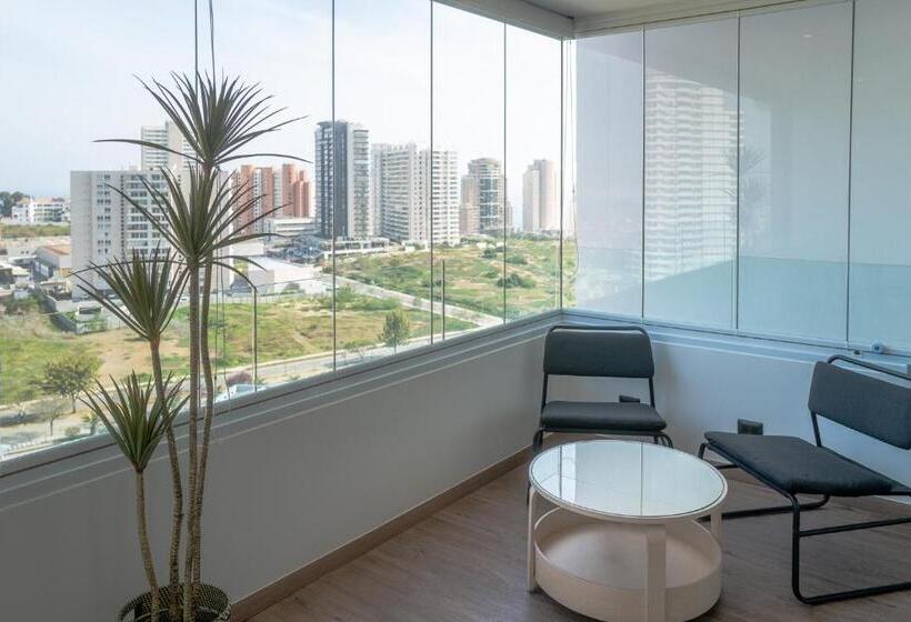 شقة غرفة نوم واحدة مزودة بشُرفة, Marina Dunas