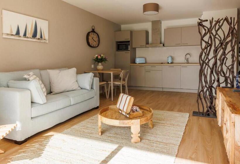 דירה בת חדר שינה 1 עם מרפסת, Les Boréales Villers Sur Mer