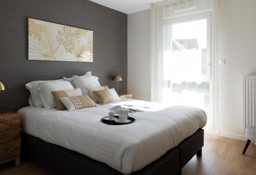 דירה בת חדר שינה 1 עם מרפסת, Les Boréales Villers Sur Mer