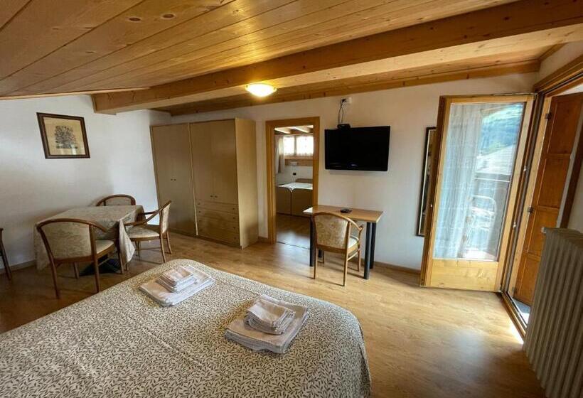 اتاق استاندارد چهار تخته, Ambassador Rooms In Bormio, Solo Camera Senza Colazione