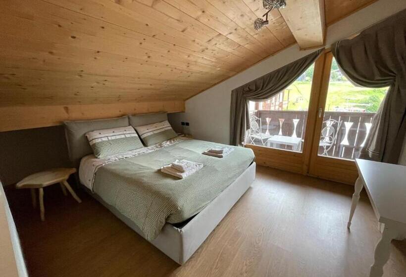 اتاق استاندارد با چشم‌انداز کوهستان, Ambassador Rooms In Bormio, Solo Camera Senza Colazione