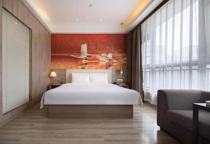 Номер Стандарт, Atour Hotel Jinan High Tech Wanda Plaza Tiancheng Road