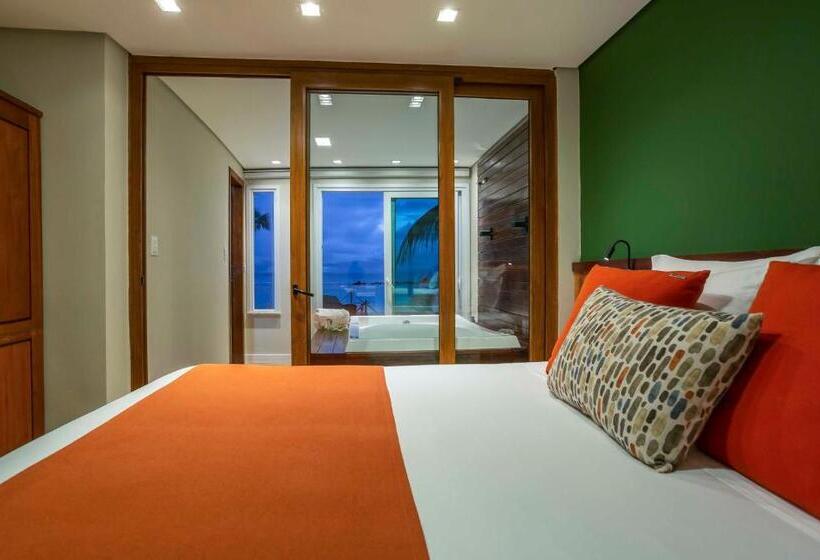 디럭스 룸 바다 전망, Pousada Bahia Tambor