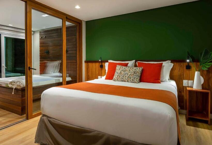 디럭스 룸 바다 전망, Pousada Bahia Tambor