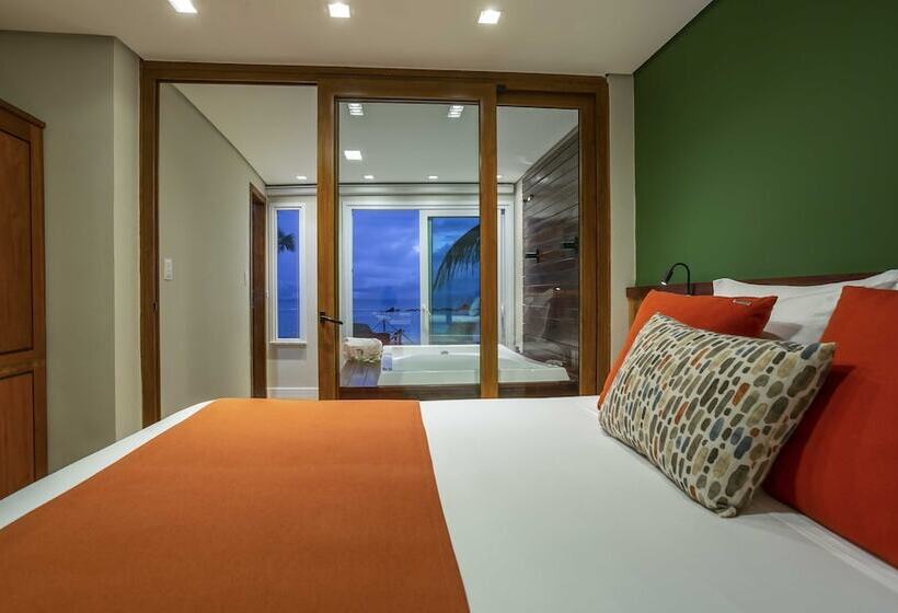 디럭스 룸 바다 전망, Pousada Bahia Tambor