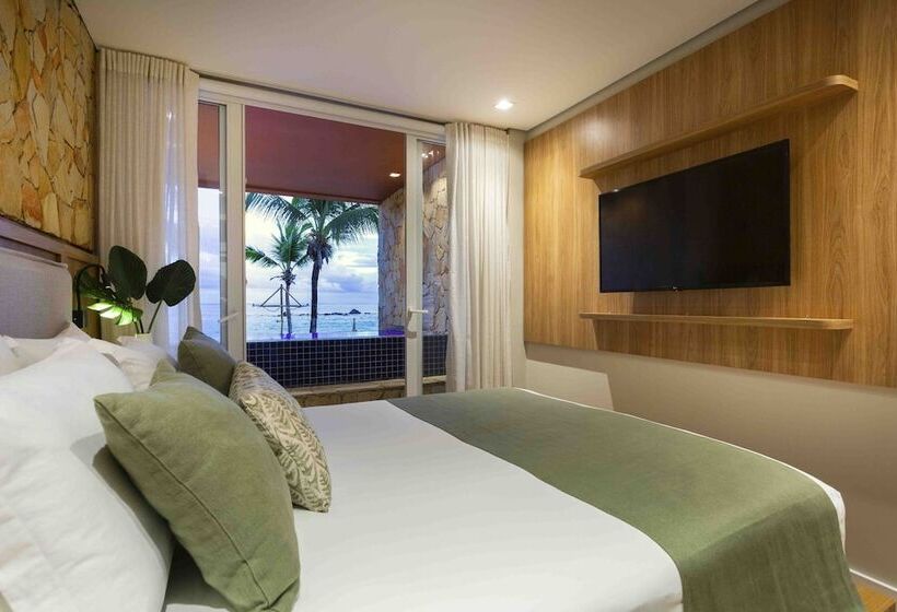 디럭스 룸 바다 전망, Pousada Bahia Tambor