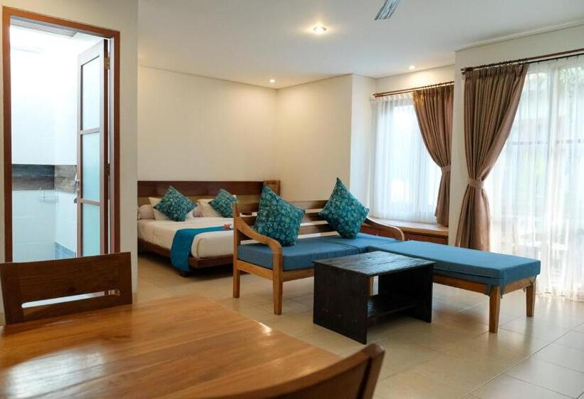 带大床的标准工作室, Semarandana Bedrooms And Pool