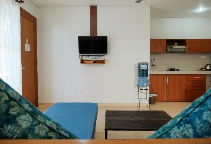 带大床的标准工作室, Semarandana Bedrooms And Pool