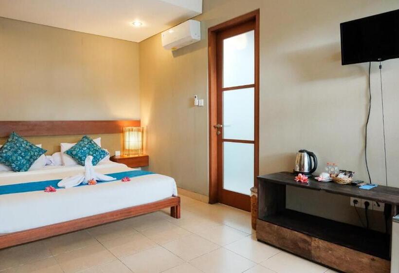 带大床的豪华间, Semarandana Bedrooms And Pool