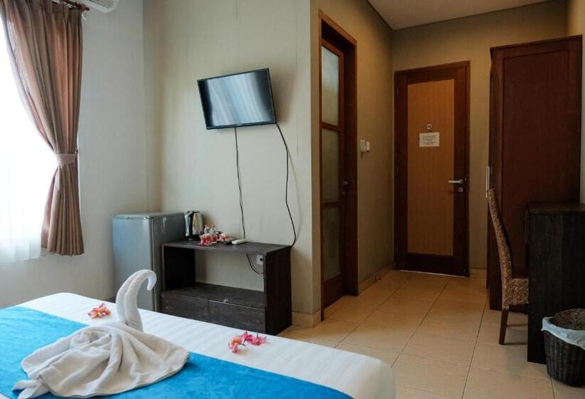 带大床的标准间, Semarandana Bedrooms And Pool