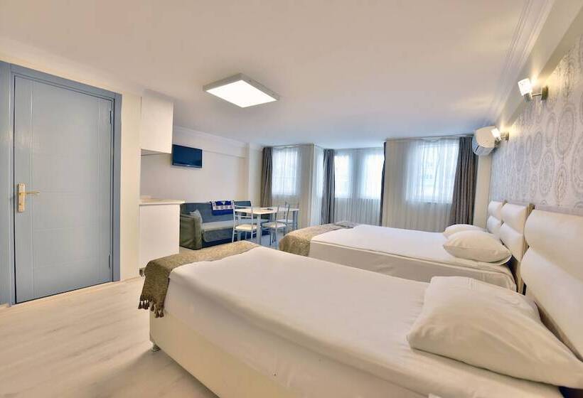 اتاق لوکس با بالکن, Oban Suites Istanbul