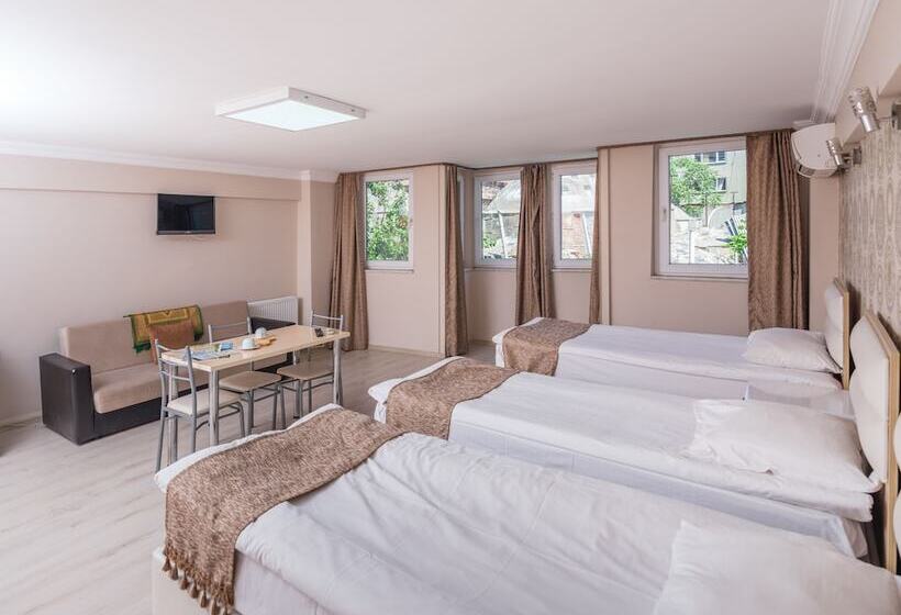 اتاق لوکس با بالکن, Oban Suites Istanbul