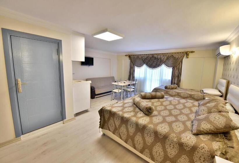 اتاق سه نفره دلوکس با چشمانداز دریا, Oban Suites Istanbul