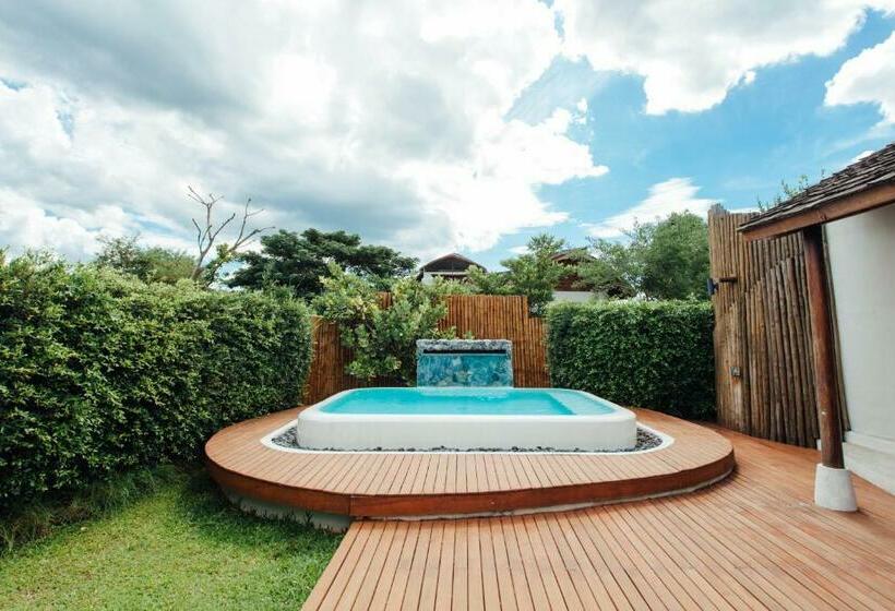 וילה עם חדר שינה אחד ובריכת שחיה, Boribot Pool Resort