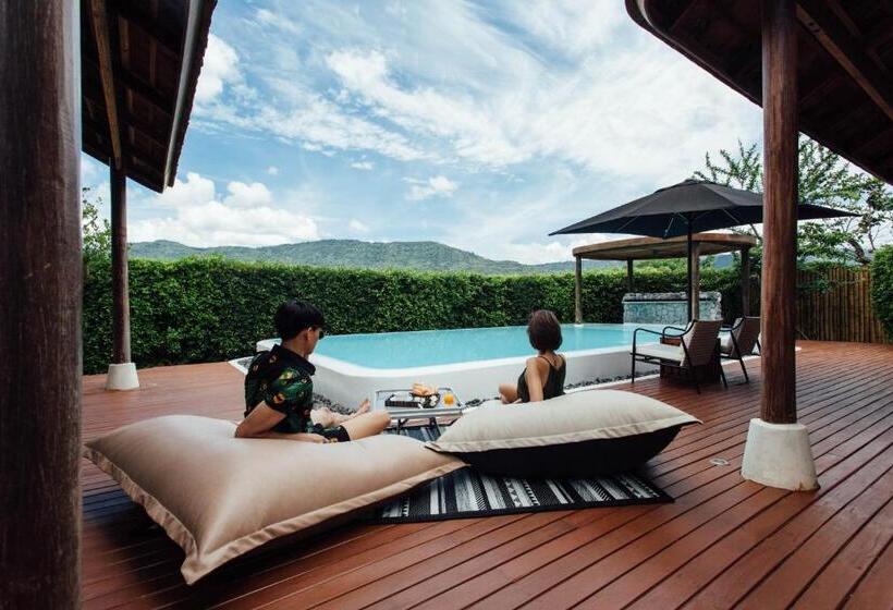 וילה עם חדר שינה אחד ובריכת שחיה, Boribot Pool Resort