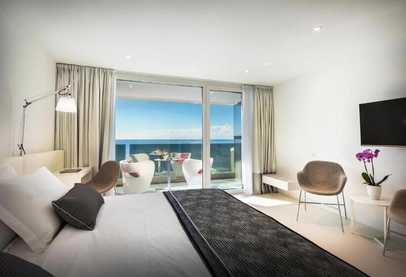 חדר דלוקס עם מרפסת נוף לים, Rivalmare Boutique