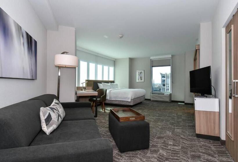 带大床的标准间, Springhill Suites By Marriott Charlotte City Center