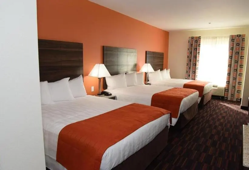 Deluxe Kolmen Hengen Huone, Home Away Kitchen Suites Enid