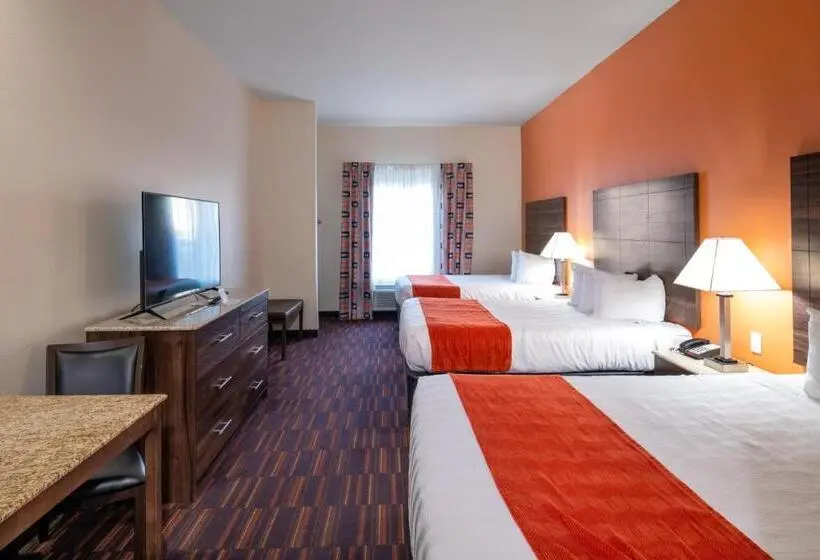 Deluxe Kolmen Hengen Huone, Home Away Kitchen Suites Enid