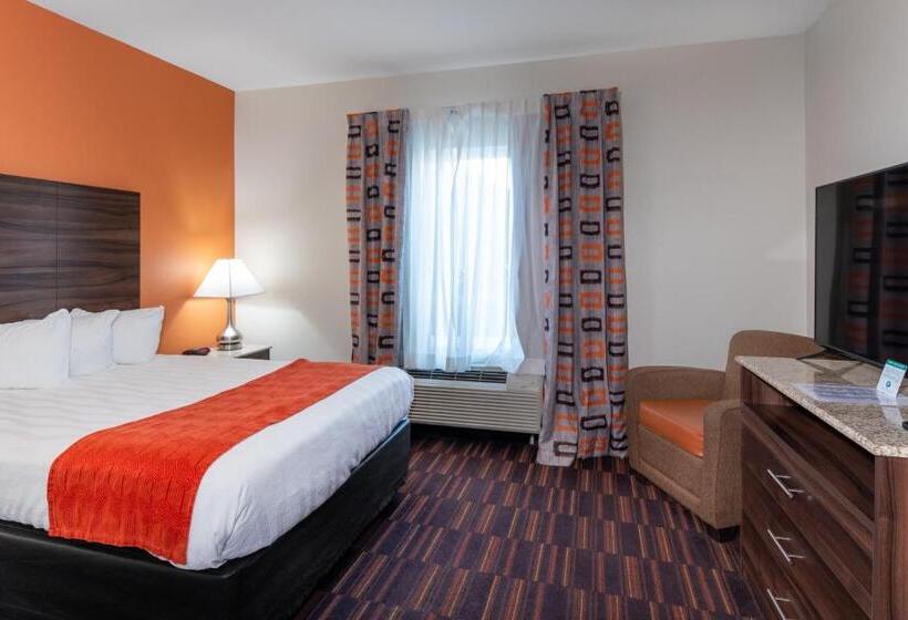 חדר סטנדרט עם מיטת קינג, Home Away Kitchen Suites Enid