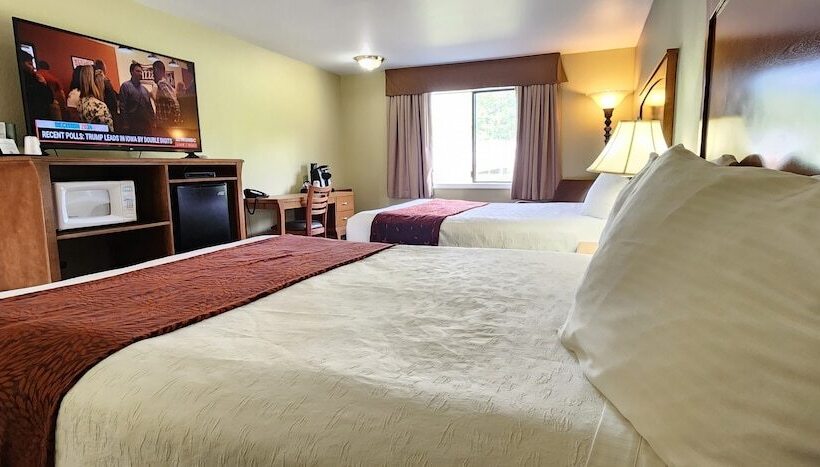 带特大床的豪华房间, Cowlitz River Lodge