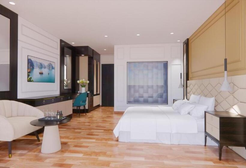 اتاق لوکس با بالکن, Cgp Luxury Hotel Hoi An