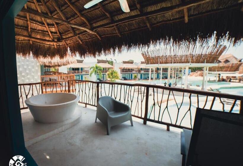 جناح مزوَّد بشرفة, Hacienda Susulá