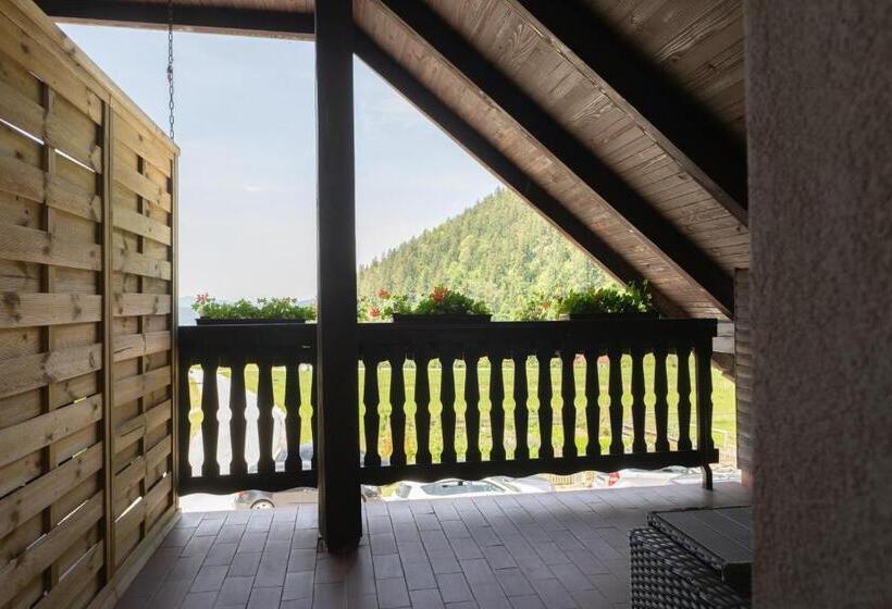 اتاق استاندارد با بالکن, Tourist Farm Klevž