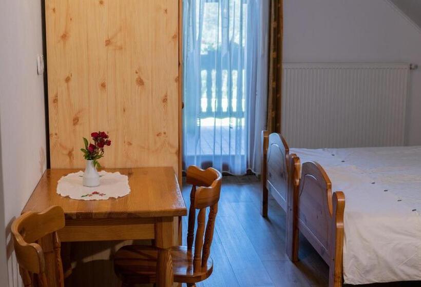 اتاق استاندارد با بالکن, Tourist Farm Klevž