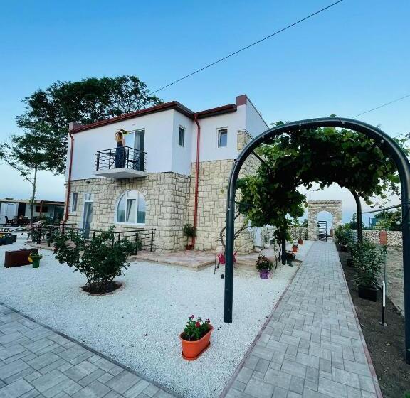 침실1개 아파트 발코니 바다 전망, Halta Pescăruş Accommodation