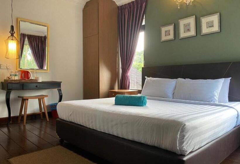 غرفة ديلوكس سرير كينج, Cahaya Villa