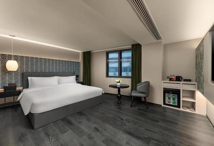 Habitació Deluxe Llit King, Jinglai Bushe Hotel Bund Nanjing West Road Shanghai