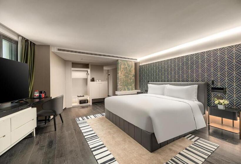 Suite Superior con Balcón, Jinglai Bushe Hotel Bund Nanjing West Road Shanghai