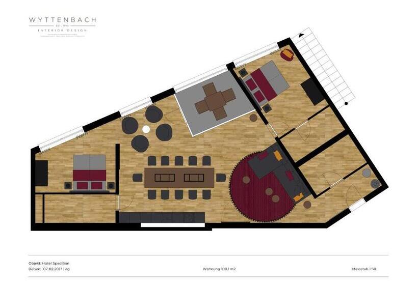 شقة غرفة نوم واحدة مزودة بشُرفة, Boutique Hotel Spedition A Member Of Design Hotels