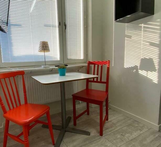 Ortak Banyolu Standart Dört Kişilik Oda, örebro City Hostel