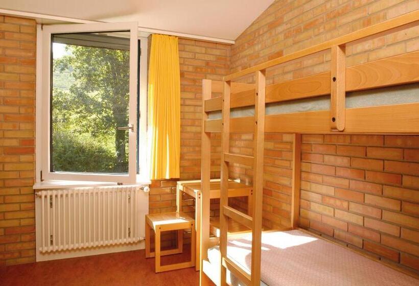 اتاق استاندارد یک تخته با سرویس بهداشتی مشترک, St. Gallen Youth Hostel