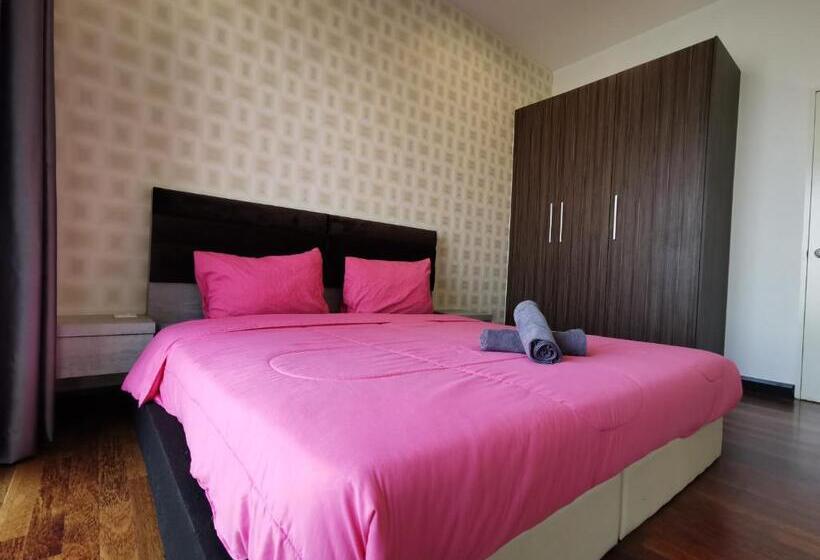 آپارتمان 1 خوابه با چشم‌انداز دریا, Thermospace Silverscape A 19 01 Melaka City