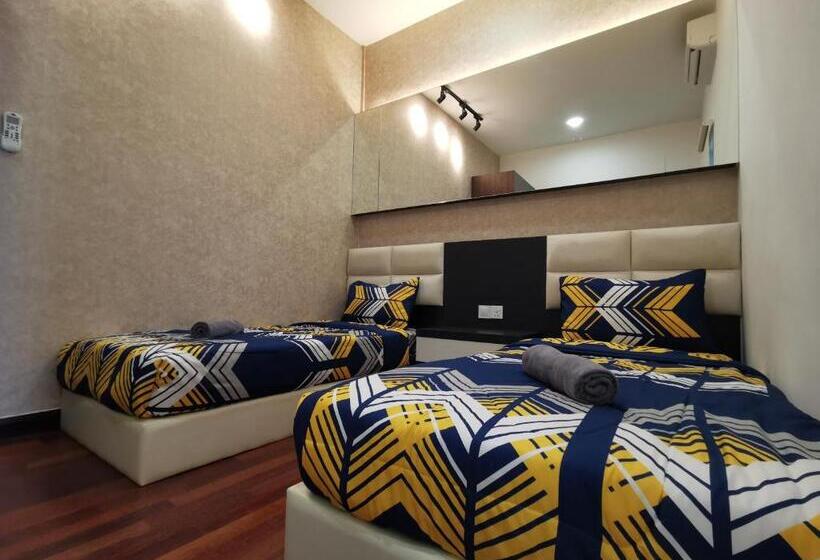 آپارتمان 1 خوابه با چشم‌انداز دریا, Thermospace Silverscape A 19 01 Melaka City