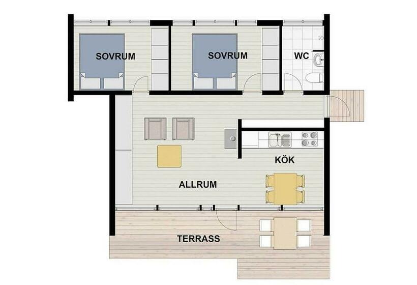 标准平房, Käringsund Resort