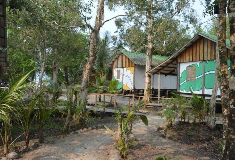带花园景观的标准洋房, Palm Beach Bungalow Resort