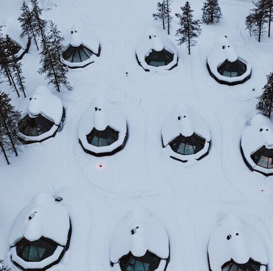 Хижина, Wilderness Hotel Muotka & Igloos