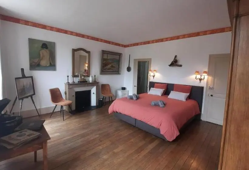 キングサイズベッドのデラックスルーム, Maison Maertens Chambres Et Tables D Hôtes