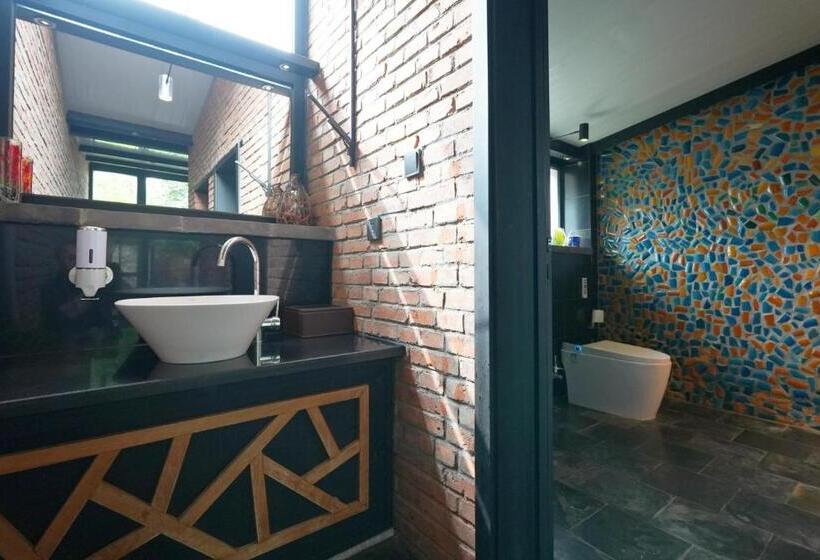 프리미엄 룸, Brickyard Retreat At Mutianyu Great Wall