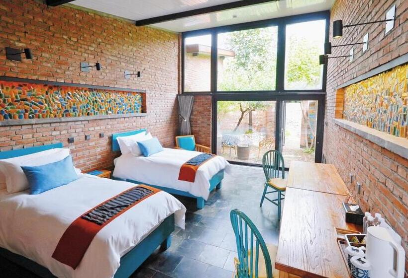 프리미엄 룸, Brickyard Retreat At Mutianyu Great Wall