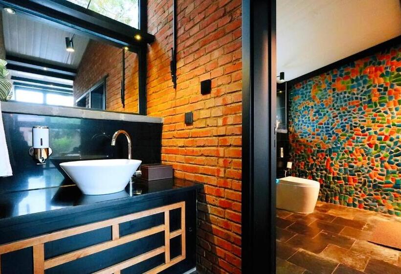 프리미엄 룸, Brickyard Retreat At Mutianyu Great Wall