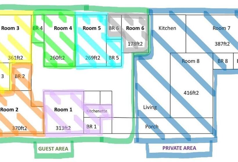 اتاق لوکس, Aloe B&b