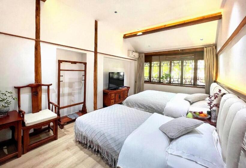 חדר דלוקס לשלושה, 原乡文苑客栈